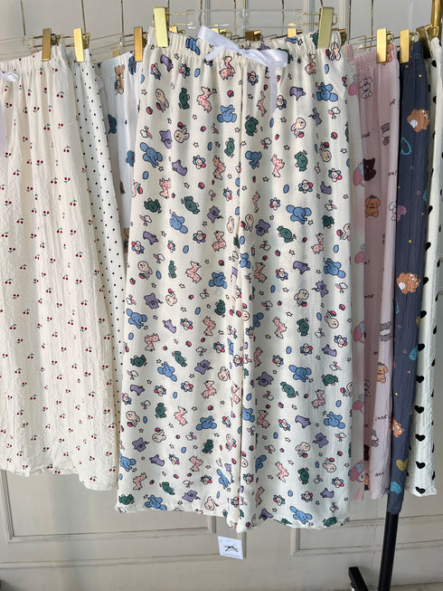 Summer Cute Printed Loose Pyjamas
